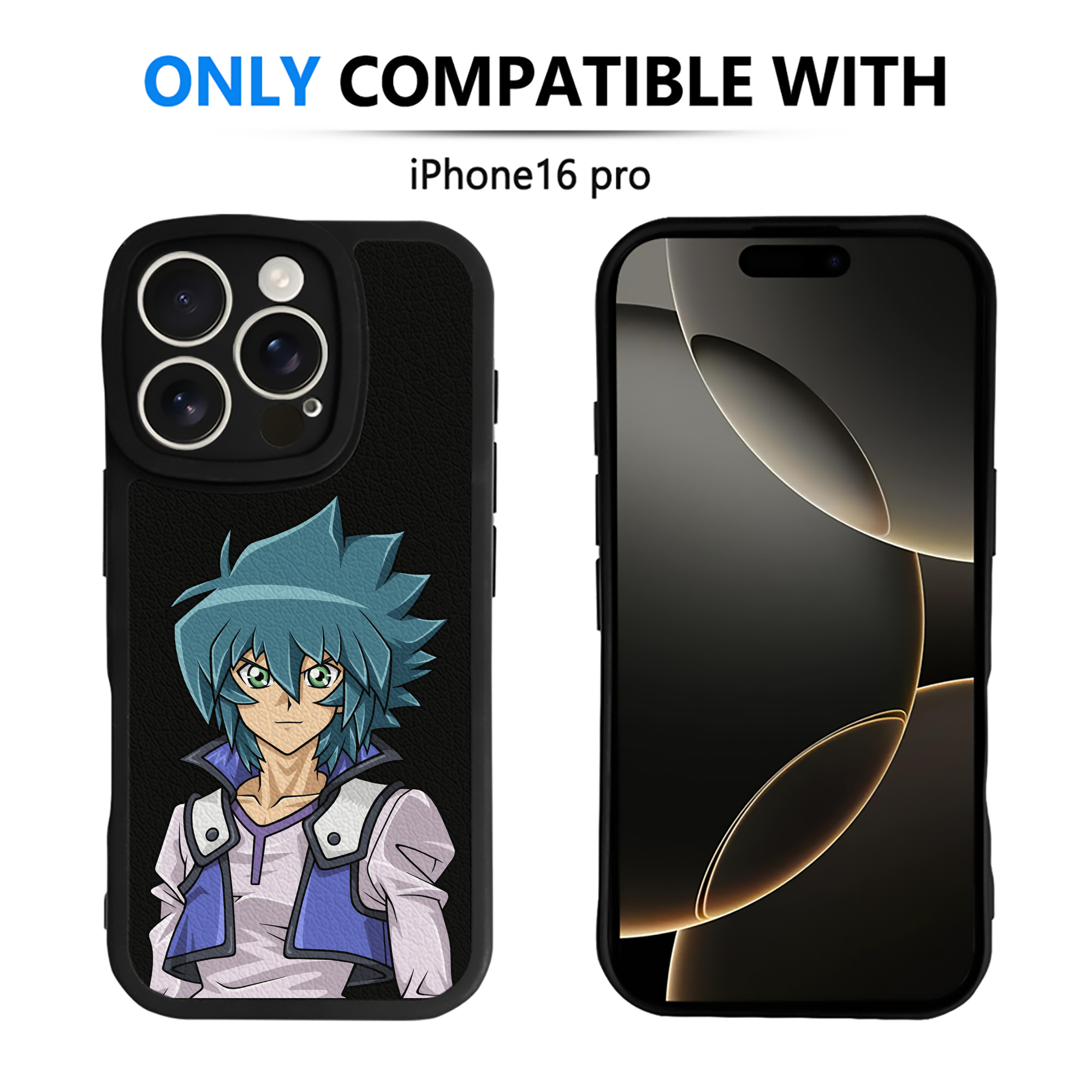 遊☆戯☆王 Yu-Gi-Oh! 【iPhone 16シリーズ対応】シリコンスマホケース（レザー調） 材質：シリコン